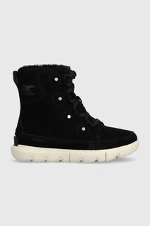 Замшевые зимние ботинки EXPLORER NEXT JOAN WP Sorel, черный