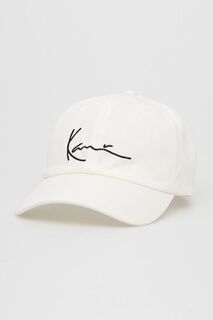 Хлопковая шляпа Karl Kani, белый