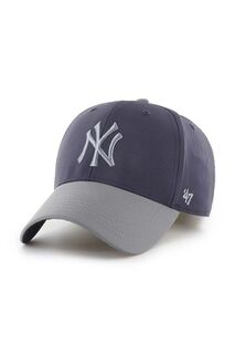 Бейсбольная кепка MLB New York Yankees 47brand, темно-синий