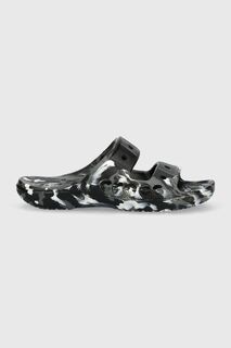 Шлепанцы Baya Marbled Sandal Crocs, черный