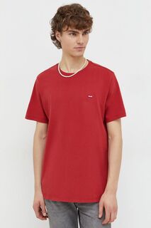 Хлопковая футболка Levi&apos;s, красный Levis