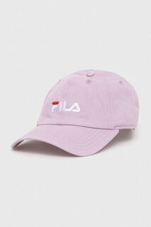 Бейсболка из хлопка Fila, розовый