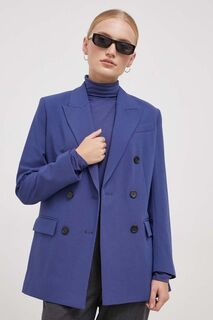 Куртка из смесовой шерсти Sisley, фиолетовый