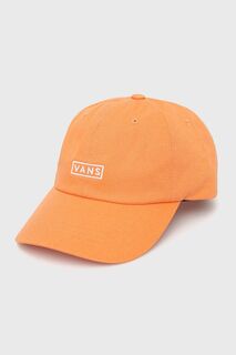 Хлопковая шапка Vans, оранжевый