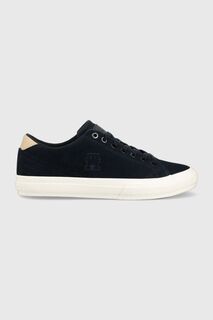 Замшевые кроссовки TH HI VULC STREET LOW Tommy Hilfiger, темно-синий