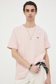 Хлопковая футболка Levi&apos;s, розовый Levis