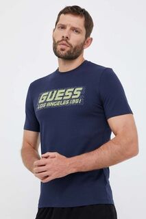 Футболка Guess, темно-синий