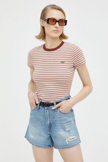 Хлопковая футболка Levi&apos;s, розовый Levis