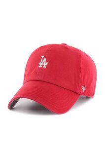 Брендовая кепка Los Angeles Dodgers 47 47brand, красный