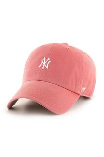 Брендовая кепка New York Yankees 47- 47brand, розовый