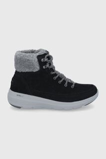 Замшевые зимние ботинки Skechers, серый