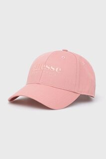 Хлопковая шляпа Ellesse, розовый