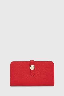 Кожаный кошелек Answear Lab, красный