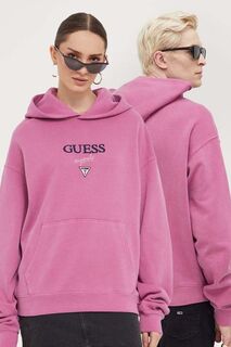 Толстовка Guess Originals, фиолетовый