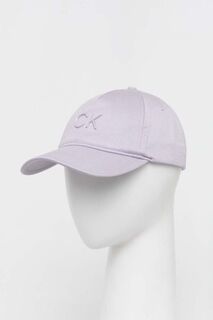 Бейсбольная кепка Calvin Klein, фиолетовый