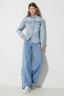 Джинсовая рубашка Karl Lagerfeld, синий