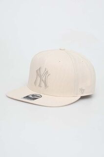 Бейсбольная кепка MLB New York Yankees 47brand, бежевый
