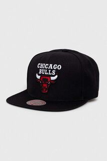 Бейсболка Mitchell &amp; Ness Chicago Bulls из смесовой шерсти Mitchell&amp;Ness, черный Mitchell&Ness