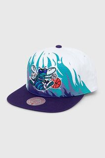 Бейсболка из хлопка Mitchell &amp; Ness CHARLOTTE HORNETS Mitchell&amp;Ness, белый Mitchell&Ness