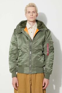 Куртка с капюшоном MA-1 Alpha Industries, зеленый