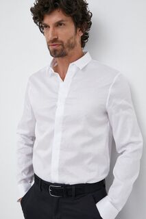 Рубашка из хлопка Armani Exchange, белый