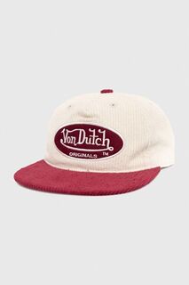 Бейсболка из хлопка Von Dutch, красный