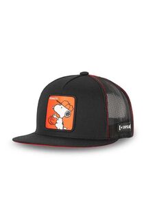 Бейсбольная кепка Capslab PEANUTS CapsLab, черный Capslab®