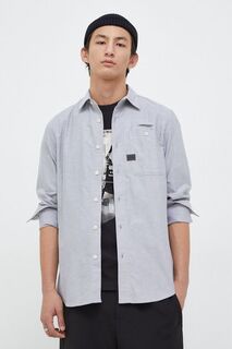 Рубашка из необработанного хлопка G-Star G-Star Raw, серый