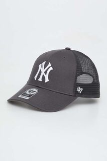 Бейсбольная кепка MLB New York Yankees 47brand, серый