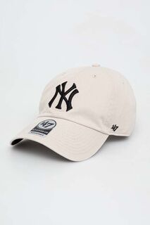 Бейсбольная кепка MLB New York Yankees 47brand, бежевый