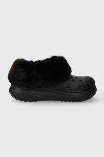 Шлепанцы Furever Crush Crocs, черный