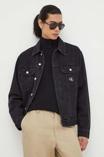 Джинсовая куртка Calvin Klein Jeans, черный