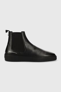 Кожаные ботинки челси FLINT Karl Lagerfeld, черный