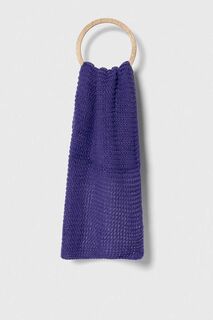 Шерстяной шарф Answear Lab, фиолетовый