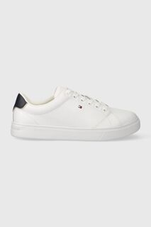 Кожаные кроссовки ESSENTIAL COURT SNEAKER Tommy Hilfiger, белый