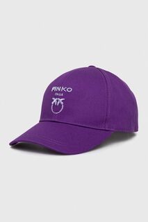 Бейсболка из хлопка Pinko, фиолетовый