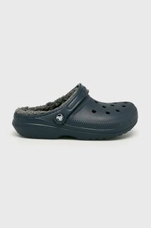 Классические шлепанцы-сабо на подкладке Crocs, темно-синий