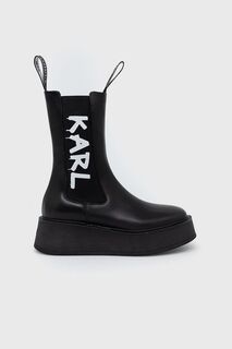 Кожаные ботинки челси ZEPHYR Karl Lagerfeld, черный
