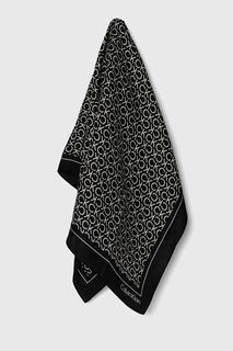 Шелковый шарф Calvin Klein, черный