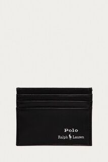 Кожаный кошелек 405803867002 Polo Ralph Lauren, черный