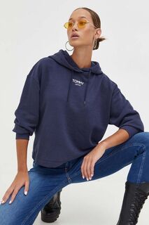 Толстовка Tommy Jeans, темно-синий