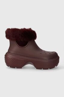 Зимние ботинки Stomp Lined Boot Crocs, бордовый