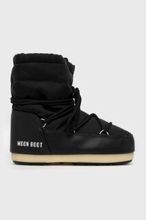 Нейлоновые зимние ботинки Light Low Moon Boot, черный