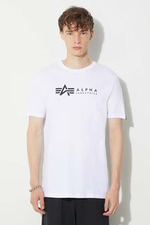 Комплект из 2 хлопковых футболок Alpha Label T (2 шт.) Alpha Industries, белый