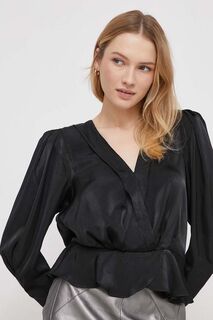 Тонкая блузка DKNY, черный