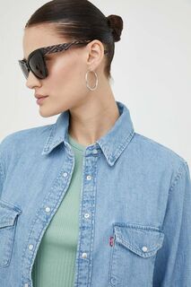 Джинсовая рубашка Леви Levi&apos;s, синий Levis