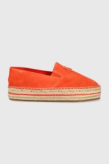 Замшевые эспадрильи TH SUEDE ESPADRILLE FLATFORM ESPADRILLE Tommy Hilfiger, оранжевый