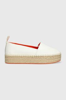 Эспадрильи FLATFORM ESPADRILLE SOFT NY Calvin Klein Jeans, белый