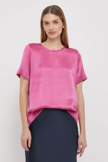 Шелковая блузка Sisley, розовый
