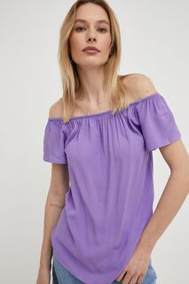 Блузка Answear Lab, фиолетовый